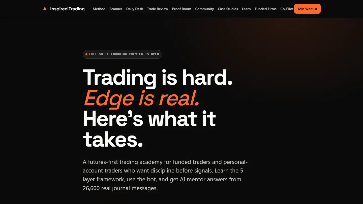 JalenTrades — live product screenshot